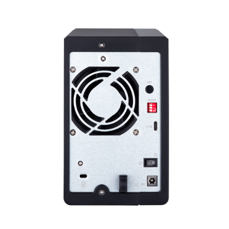 QNAP TR-002 - Hard drive array - 2 bays (SATA-600) - USB 3.1 Gen 2 (external) - 2