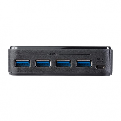StarTech.com USB 3.0 Peripheral Sharing Switch - 4 USB 3.0 x 4 Computers - Mac  /  Windows  /  Linux - USB A / B Switch - USB Switch (HBS304A24A) - Hub - 8 x SuperSpeed USB 3.0 - desktop - 1