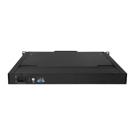 StarTech.com Rackmount KVM Console, Single Port VGA KVM with 19" LCD Monitor for Server Rack, Fully Featured Universal 1U LCD KVM Drawer with Cables & Hardware, USB Support, 50,000 MTBF - LCD KVM Concole Drawer (RKCONS1901) - KVM console - USB - 19" - rack-mountable - 1280 x 1024 - 250 cd / m² - 1000:1 - VGA - black - 1U - 2
