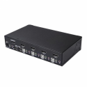 StarTech.com 4 Port DisplayPort KVM Switch, 4K 60Hz, Single Display, Dual Port UHD DP 1.2 USB KVM Switch with Integrated USB 2.0 Hub and Audio, Dell, HP, Apple, Lenovo, TAA Compliant - Keyboard / Video / Mouse Switch (SV431DPUA2) - KVM  /  audio switch - 4 x KVM  /  audio - 1 local user - desktop - AC 100 - 240 V