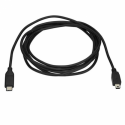StarTech.com USB C to Mini USB Cable - 6 ft  /  2m - M / M - USB 2.0 - Mini USB Cord - USB C to Mini B Cable - USB Type C to Mini USB (USB2CMB2M) - USB cable - USB-C (M) to mini-USB Type B (M) - Thunderbolt 3  /  USB 2.0 - 2 m - black