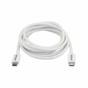 StarTech.com 20Gbps Thunderbolt 3 Cable - 6.6ft / 2m - White - 4k 60Hz - Certified TB3 USB-C to USB-C Charger Cord w /  100W Power Delivery (TBLT3MM2MW) - Thunderbolt cable - USB-C (M) to USB-C (M) - USB 3.1 Gen 2  /  Thunderbolt 3  /  DisplayPort 1.2 - 2 m - 4K support - white - for P / N: CDP2HDUACP, CDP2HDUACPW