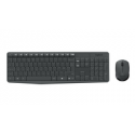 Logitech MK235 - Keyboard and mouse set - wireless - 2.4 GHz - French
