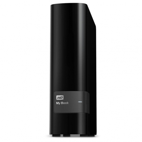 WD My Book WDBBGB0120HBK - Hard drive - encrypted - 12 TB - external (desktop) - USB 3.0 - 256-bit AES - black - 0