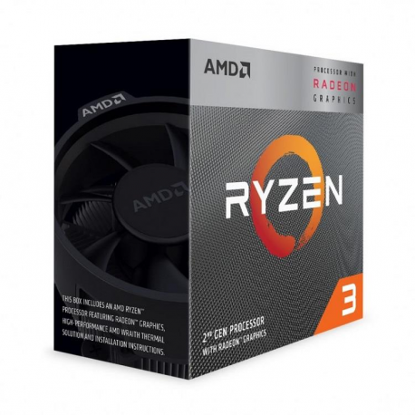 AMD Ryzen 3 3200G - 3.6 GHz - 4 cores - 4 threads - 4 MB cache - Socket AM4 - Box - 0