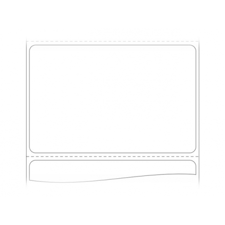 Zebra Z-Perform 1000T - Paper - permanent adhesive - 85 x 55 mm 1370 label(s) (1 roll(s) x 1370) labels - 1