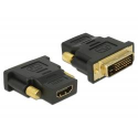 Delock Adapter DVI 24+1 pin male > HDMI female - Adapter - DVI-D male to HDMI female