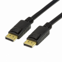 LogiLink - DisplayPort cable - DisplayPort (M) latched to DisplayPort (M) latched - DisplayPort 1.4 - 1 m - 4K support, 8K support - black