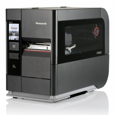 Honeywell PX940V - Label printer - direct thermal  /  thermal transfer - Roll (11.4 cm) - 203 dpi - up to 350 mm / sec - USB 2.0, LAN, NFC, USB 2.0 host, RS232 - rewinder - 0