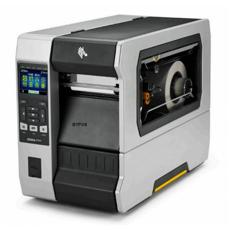 Zebra ZT610 - Label printer - direct thermal  /  thermal transfer - Roll (11.4 cm) - 300 dpi - up to 356 mm / sec - USB 2.0, serial, Gigabit LAN, USB host, Bluetooth 4.0 - TAA Compliant - 0