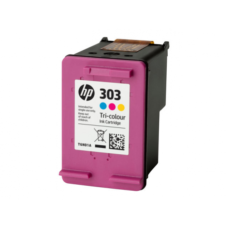 HP 303 - 4 ml - colour (cyan, magenta, yellow) - original - ink cartridge - for Envy Photo 62XX, Photo 71XX, Photo 78XX; Envy Inspire 72XX, 79XX; Tango; Tango X - 0