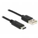 DeLOCK - USB cable - USB-C (M) to USB (M) - USB 2.0 - 3 A - 50 cm - black