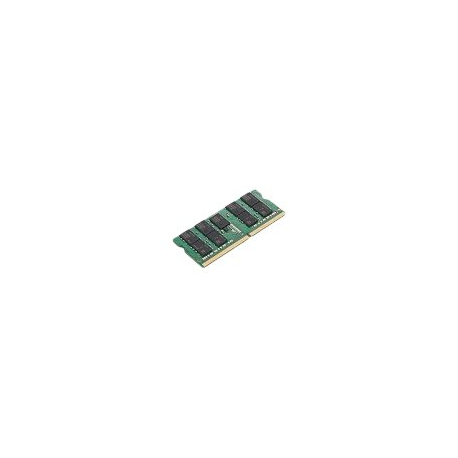 Lenovo - DDR4 - module - 16 GB - SO-DIMM 260-pin - 2666 MHz  /  PC4-21300 - 1.2 V - unbuffered - non-ECC - CRU - green - for ThinkBook 13; 14; 15; ThinkCentre M715q (2nd Gen); M75; ThinkPad E14; E15; P73 - 0