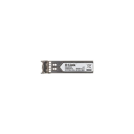 D-Link DIS S301SX - SFP (mini-GBIC) transceiver module - GigE - 1000Base-SX - LC multi-mode - up to 550 m - 2