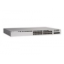 Cisco Catalyst 9200L - Network Essentials - switch - L3 - 24 x 10 / 100 / 1000 (PoE+) + 4 x Gigabit SFP (uplink) - rack-mountable - PoE+ (740 W)