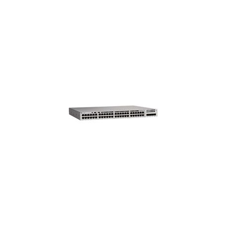 Cisco Catalyst 9200L - Network Essentials - switch - L3 - 48 x 10 / 100 / 1000 (PoE+) + 4 x Gigabit SFP (uplink) - rack-mountable - PoE+ (1440 W) - 0