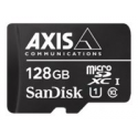 AXIS Surveillance - Flash memory card (microSDXC to SD adapter included) - 128 GB - UHS-I U1 / Class10 - microSDXC UHS-I - black - for AXIS M4308, P3818, Q1656, Q1715, Q1951, Q1952, Q6100, V5938 50; P37 Series; V59 Series