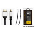 Cablexpert Select Plus Series - High Speed - HDMI cable with Ethernet - HDMI male to HDMI male - 1 m - shielded - 4K support