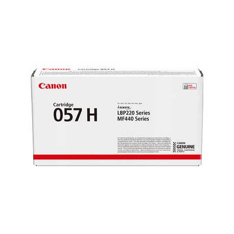 Canon 057 H - High capacity - black - original - toner cartridge - for ImageCLASS LBP228, LBP236, LBP237, MF455; i-SENSYS LBP233, LBP236, MF453, MF455 - 0