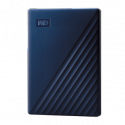 WD My Passport for Mac WDBA2D0020BBL - Hard drive - encrypted - 2 TB - external (portable) - USB 3.2 Gen 1 - 256-bit AES - midnight blue