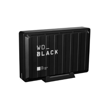 WD_BLACK D10 Game Drive WDBA3P0080HBK - Hard drive - 8 TB - external (portable) - USB 3.2 Gen 1 - 7200 rpm - black - 0