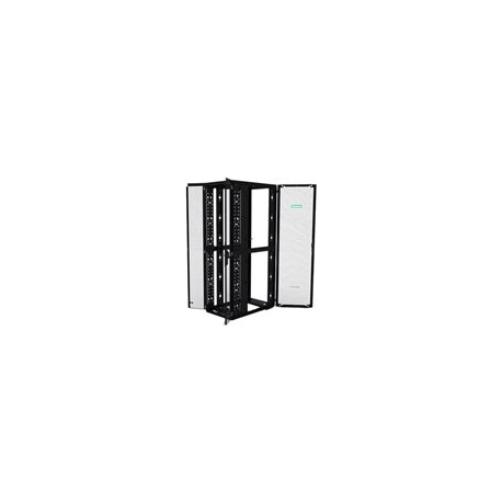 HPE 800mm x 1200mm G2 Kitted Advanced Pallet Rack with Side Panels and Baying - Rack - 42U - 19" - 0