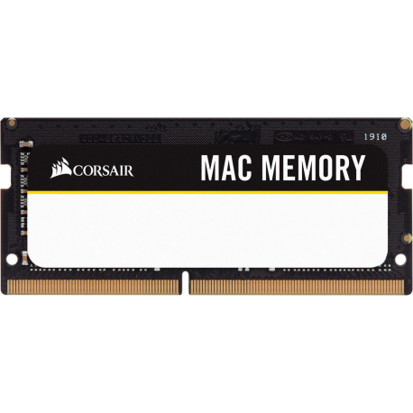 CORSAIR Mac Memory - DDR4 - kit - 32 GB: 2 x 16 GB - SO-DIMM 260-pin - 2666 MHz  /  PC4-21300 - CL18 - 1.2 V - unbuffered - non-ECC - 3