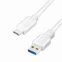 LogiLink - USB cable - USB Type A (M) to USB-C (M) reversible - USB 3.2 Gen 1 - 3 A - 3 m - white