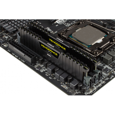 CORSAIR Vengeance LPX - DDR4 - kit - 16 GB: 2 x 8 GB - DIMM 288-pin - 3200 MHz  /  PC4-25600 - CL16 - 1.35 V - unbuffered - non-ECC - black - 4