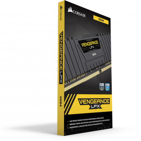 CORSAIR Vengeance LPX - DDR4 - kit - 16 GB: 2 x 8 GB - DIMM 288-pin - 3200 MHz  /  PC4-25600 - CL16 - 1.35 V - unbuffered - non-ECC - black - 5