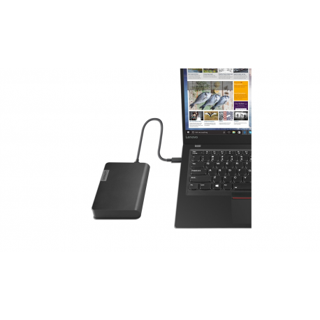 Lenovo Laptop Power Bank - External battery pack - 1 x 14000 mAh 48 Wh - gun metal - 10
