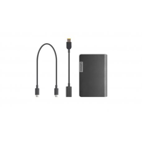 Lenovo Laptop Power Bank - External battery pack - 1 x 14000 mAh 48 Wh - gun metal - 14