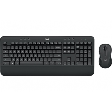 Logitech MK545 Advanced - Keyboard and mouse set - wireless - 2.4 GHz - QWERTY - US International - 0