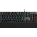 Wired Gaming Keyboard,Black 104 mechanical switches,60 million times key life
