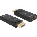Delock - HDMI adapter - DisplayPort male to HDMI female - black