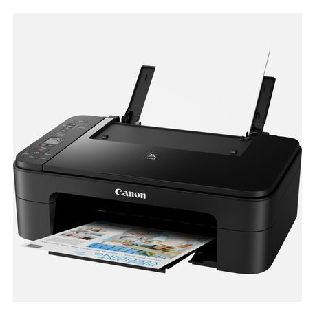 Canon PIXMA TS3350 - Multifunction printer - colour - ink-jet - 216 x 297 mm (original) - A4 / Legal (media) - up to 7.7 ipm (printing) - 60 sheets - USB 2.0, Wi-Fi(n) - black - 5