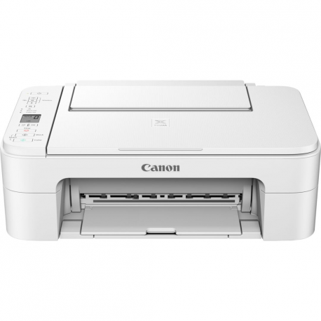 Canon PIXMA TS3351 - Multifunction printer - colour - ink-jet - 216 x 297 mm (original) - A4 / Legal (media) - up to 7.7 ipm (printing) - 60 sheets - USB 2.0, Wi-Fi(n) - white - 0