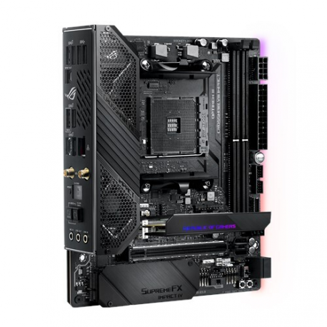 ASUS ROG Crosshair VIII Impact - Motherboard - ATX - Socket AM4 - AMD X570 Chipset - USB-C Gen2, USB 3.2 Gen 1, USB 3.2 Gen 2 - Gigabit LAN, 2.5 Gigabit LAN - HD Audio (8-channel) - 2