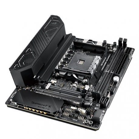 ASUS ROG Crosshair VIII Impact - Motherboard - ATX - Socket AM4 - AMD X570 Chipset - USB-C Gen2, USB 3.2 Gen 1, USB 3.2 Gen 2 - Gigabit LAN, 2.5 Gigabit LAN - HD Audio (8-channel) - 4