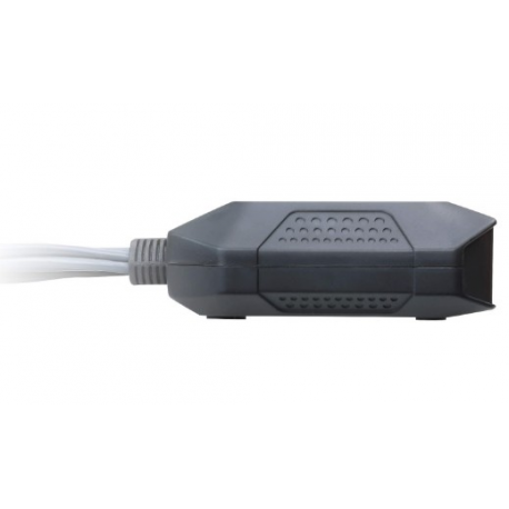 ATEN CS22DP - KVM  /  audio  /  USB switch - 2 x KVM  /  audio  /  USB - 1 local user - desktop - 4