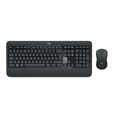 Logitech MK540 Advanced - Keyboard and mouse set - wireless - 2.4 GHz - Nordic - 2