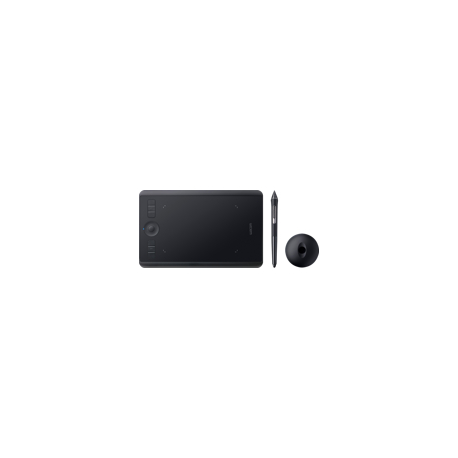Wacom Intuos Pro Small - Digitiser - right and left-handed - 16 x 10 cm - multi-touch - electromagnetic - 6 buttons - wireless, wired - Bluetooth, USB 2.0 - black - 0