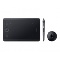 Wacom Intuos Pro Small - Digitiser - right and left-handed - 16 x 10 cm - multi-touch - electromagnetic - 6 buttons - wireless, wired - Bluetooth, USB 2.0 - black
