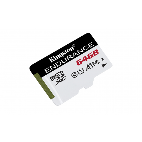 Kingston High Endurance - Flash memory card - 64 GB - A1  /  UHS-I U1  /  Class10 - microSDXC UHS-I - 1