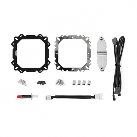 Thermaltake Riing Silent 12 RGB - Sync Edition - processor cooler - (for: LGA775, LGA1156, AM2, AM2+, LGA1366, AM3, LGA1155, AM3+, LGA2011, FM1, FM2, LGA1150, LGA2011-3, LGA1151, AM4, LGA2066, LGA1200) - aluminium and copper - 120 mm - RGB - 13