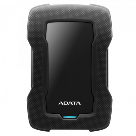 ADATA HD330 - Hard drive - 1 TB - external (portable) - USB 3.1 - 256-bit AES - black - 4