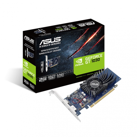 ASUS GT1030-2G-BRK - Graphics card - GF GT 1030 - 2 GB GDDR5 - PCIe 3.0 low profile - HDMI, DisplayPort - 1