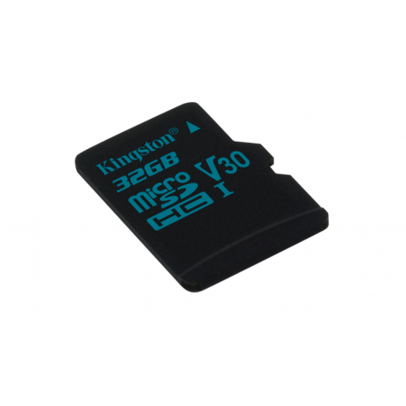 KINGSTON 32GB microSDHC Canvas Go 90/45 U3 UHS-I V30 Single Pack W/O Adptr