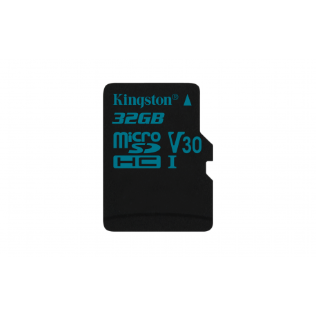 KINGSTON 32GB microSDHC Canvas Go 90/45 U3 UHS-I V30 Single Pack W/O Adptr