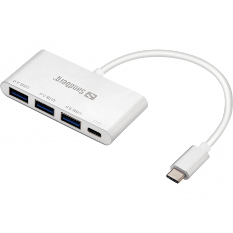 Sandberg USB-C to 3 x USB 3.0 Converter - USB adapter - USB-C - USB 3.0 x 3 - 2